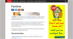 Desktop Screenshot of ferritine.net